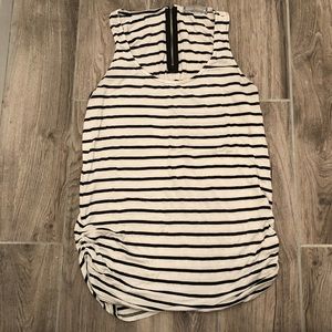 Olivia moon black and white tank top